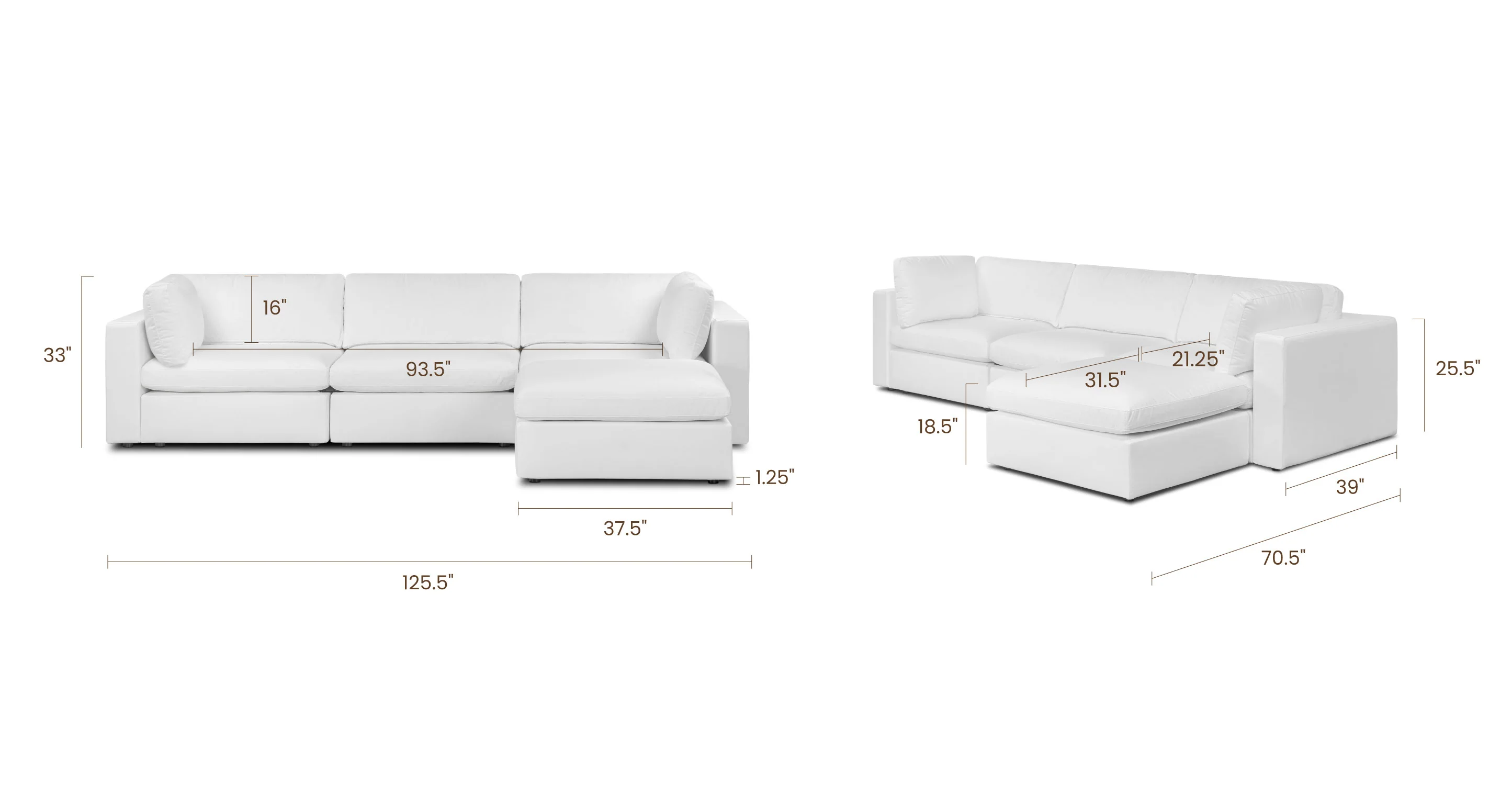 4-Seat Vari Modular Sectional - Image 19