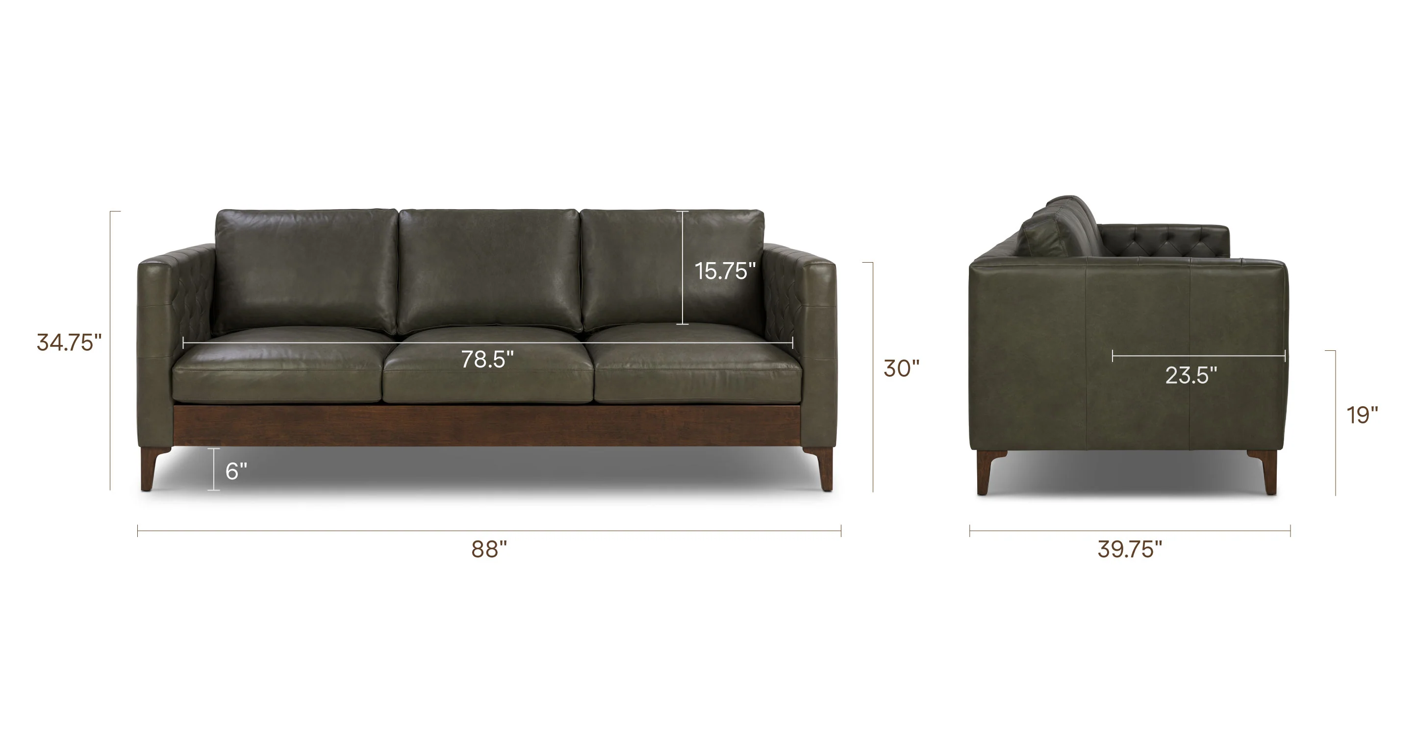 Atlas 88" Sofa - Image 16