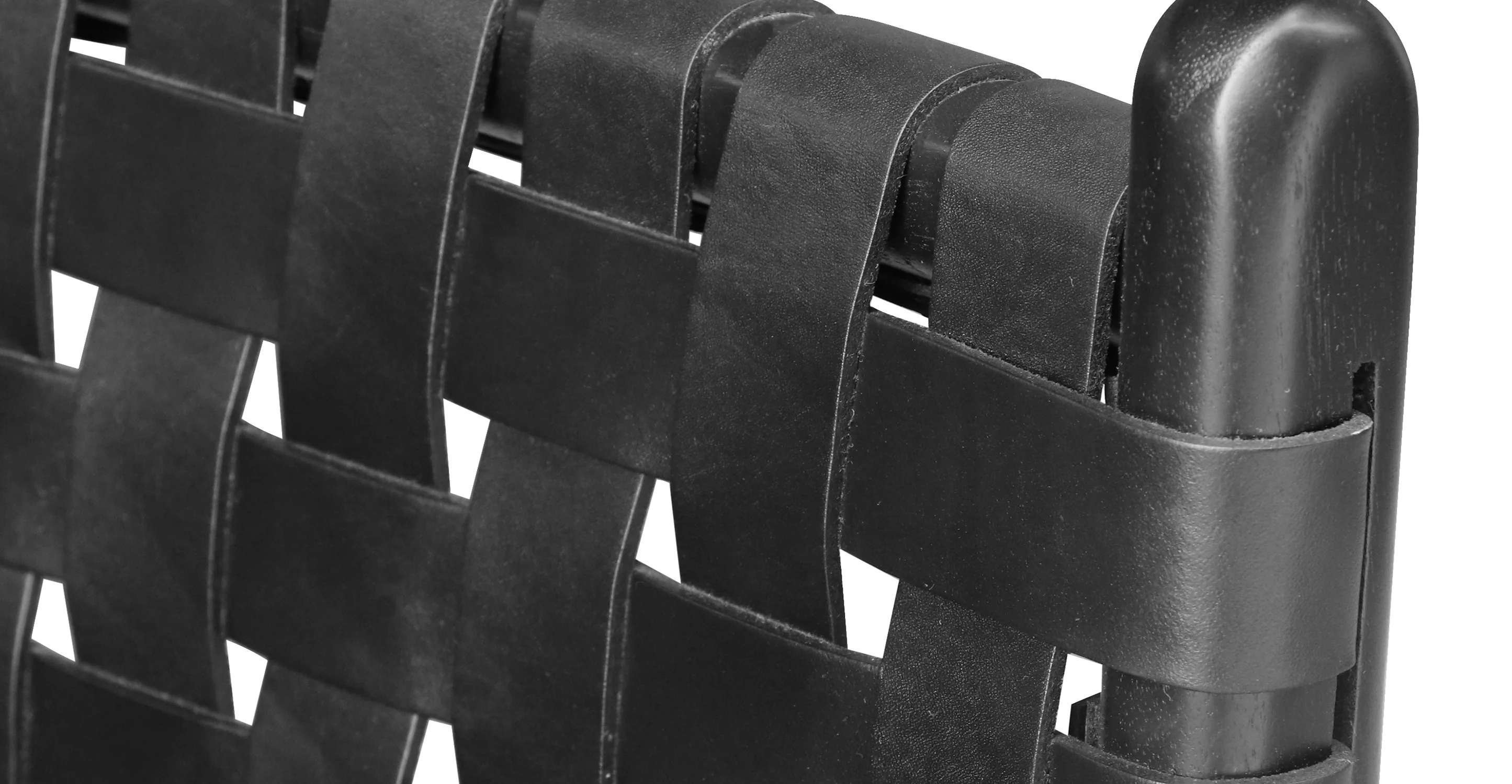 Banda Teak & Woven Leather Counter Height Stool - Image 37