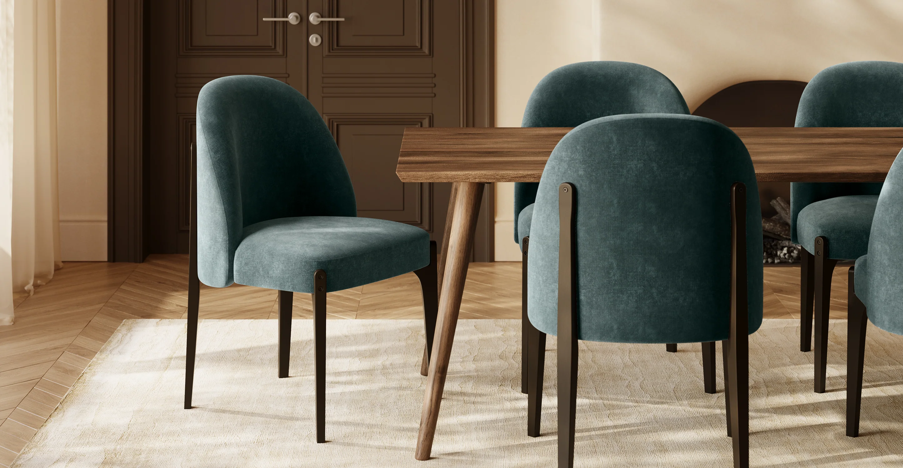 Cleo Extension Dining Table  (71"-110") - Image 2