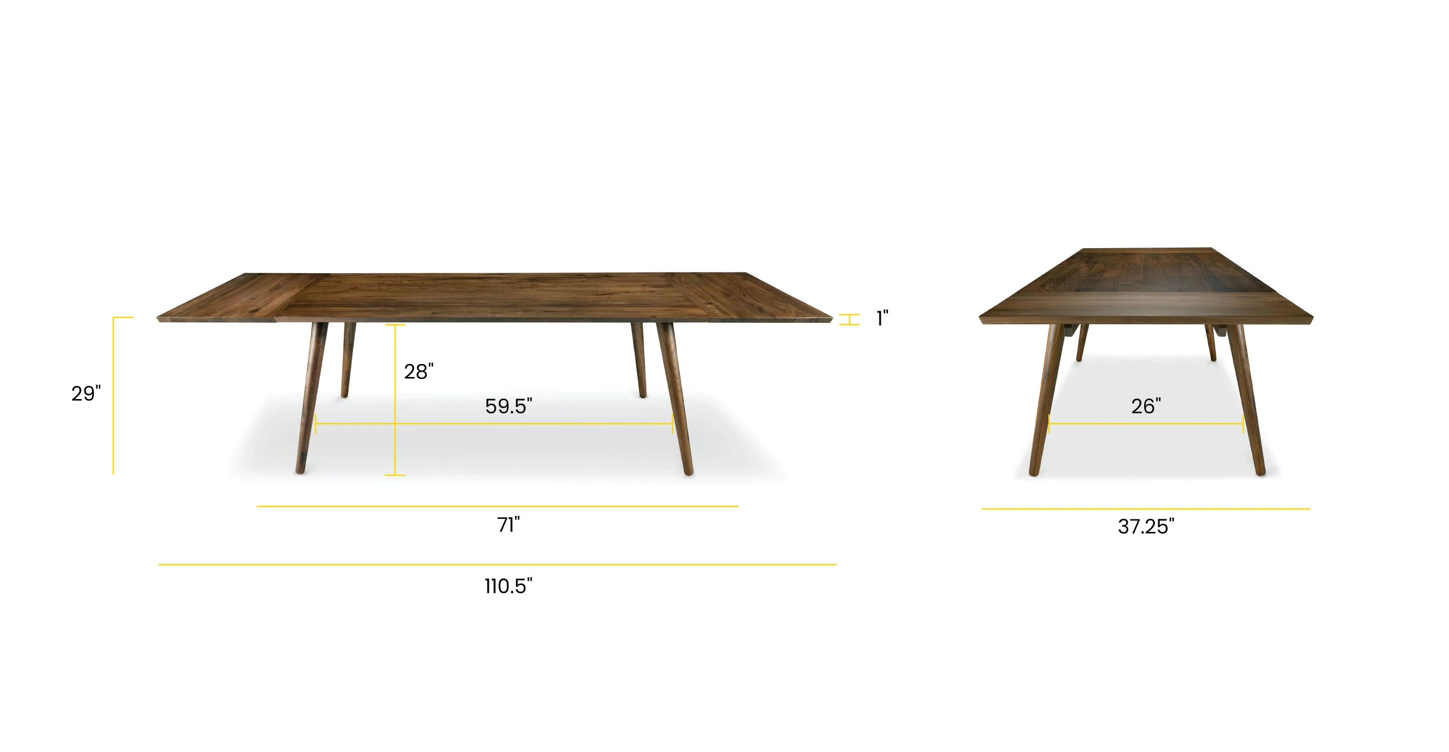 Cleo Extension Dining Table  (71"-110") - Image 20