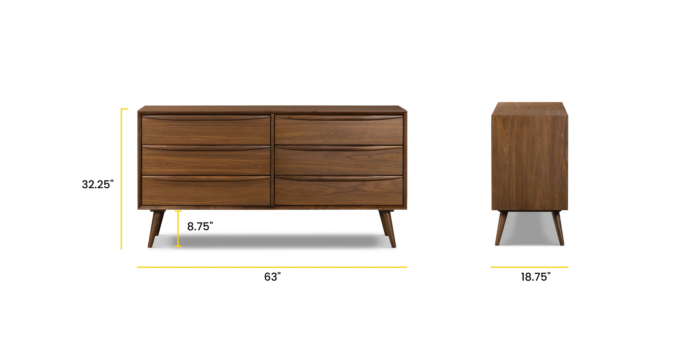 Cura 6 Drawer Dresser - Image 16