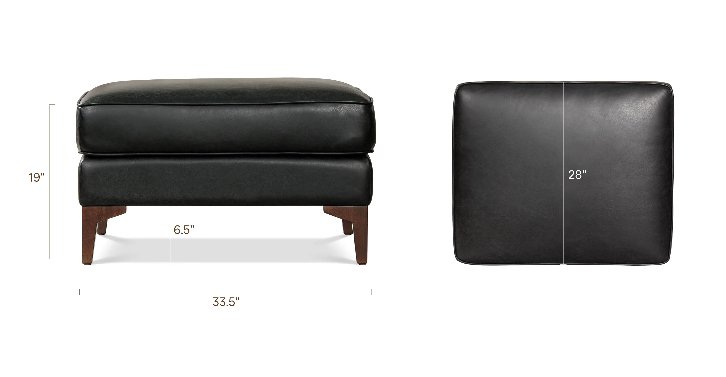 Essex Leather Ottoman 2.0 - Image 10