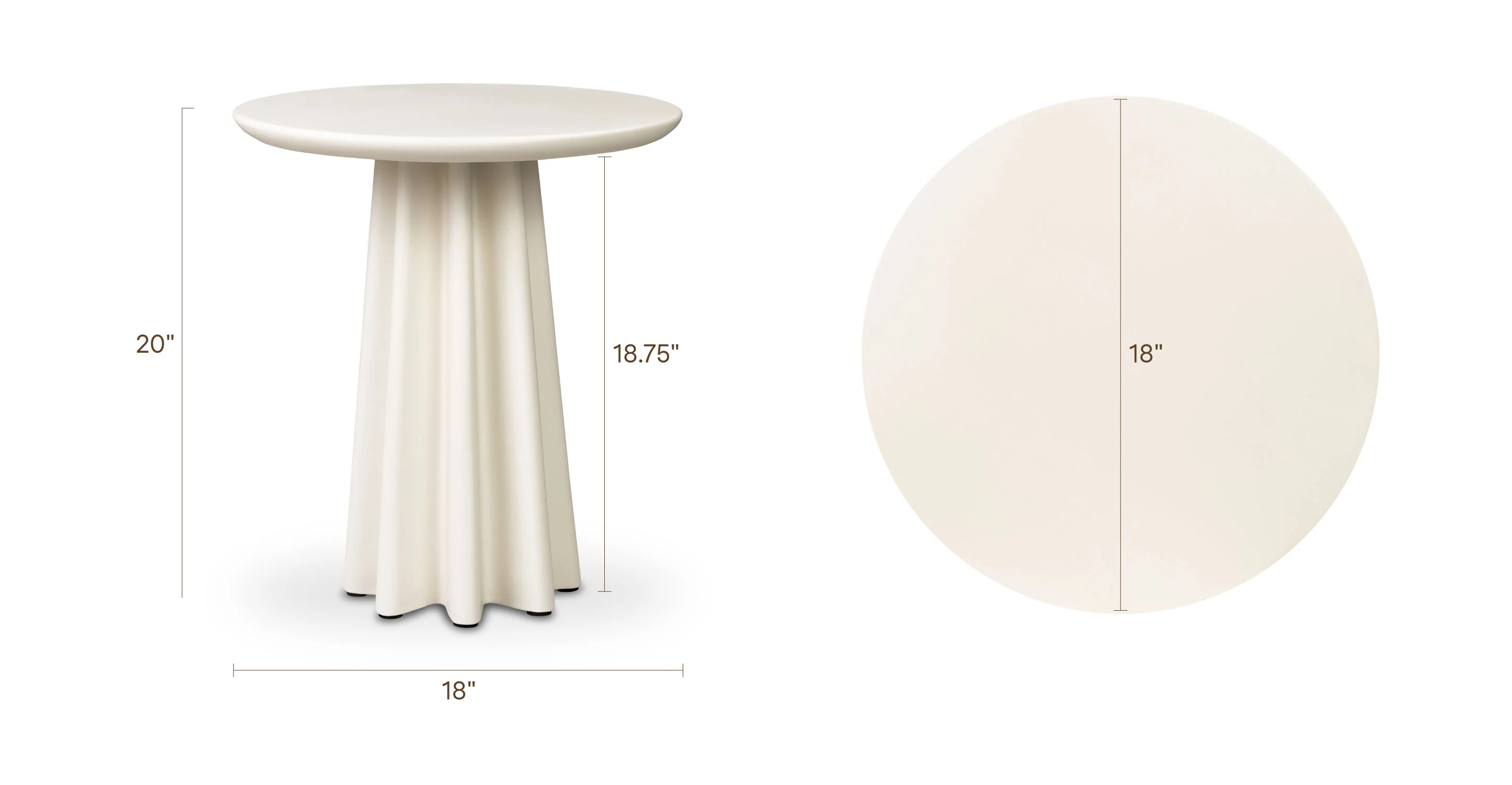 Folda 18" Side Table - Image 13
