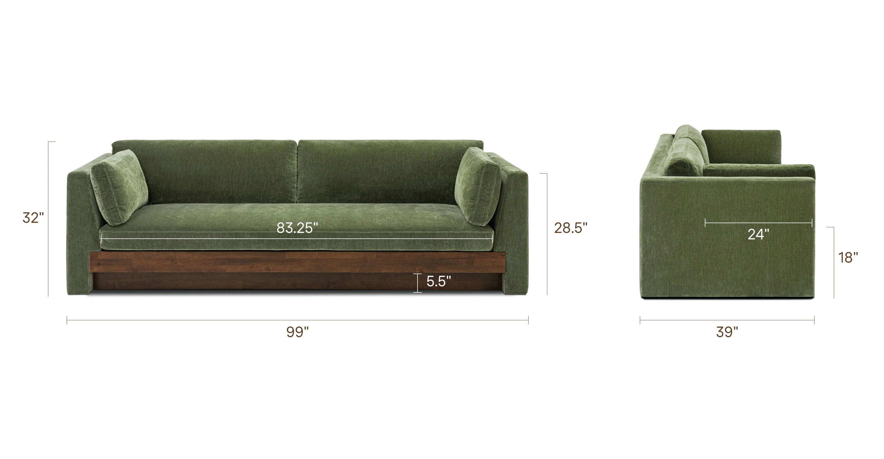 Geneva 99" Sofa - Image 15
