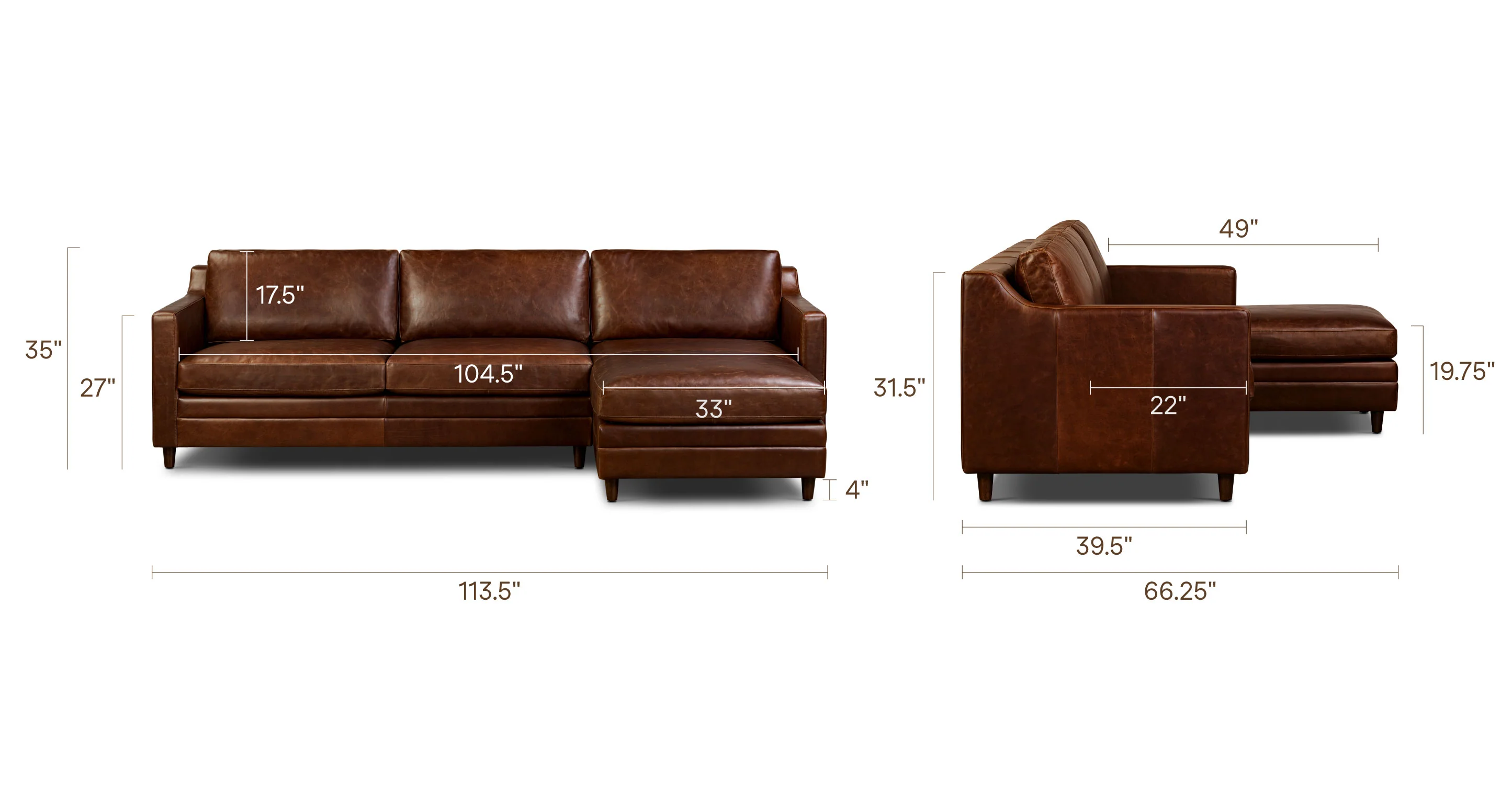 Harper 113.5" Right-facing Pull-Out Sleeper Sectional - Image 21