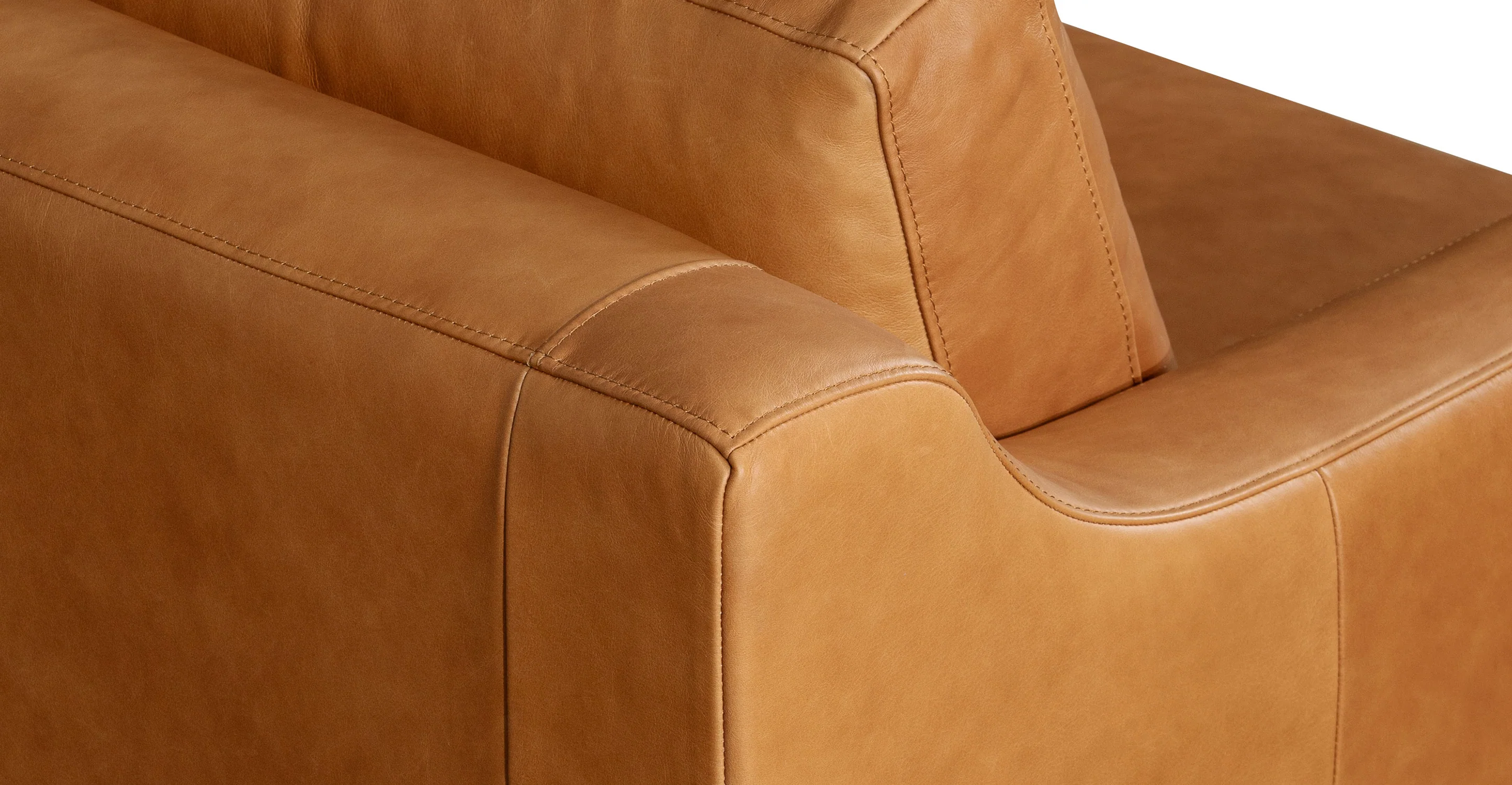 Harper Leather Pull-Out Convertible Sleeper Sofa (82") - Image 13