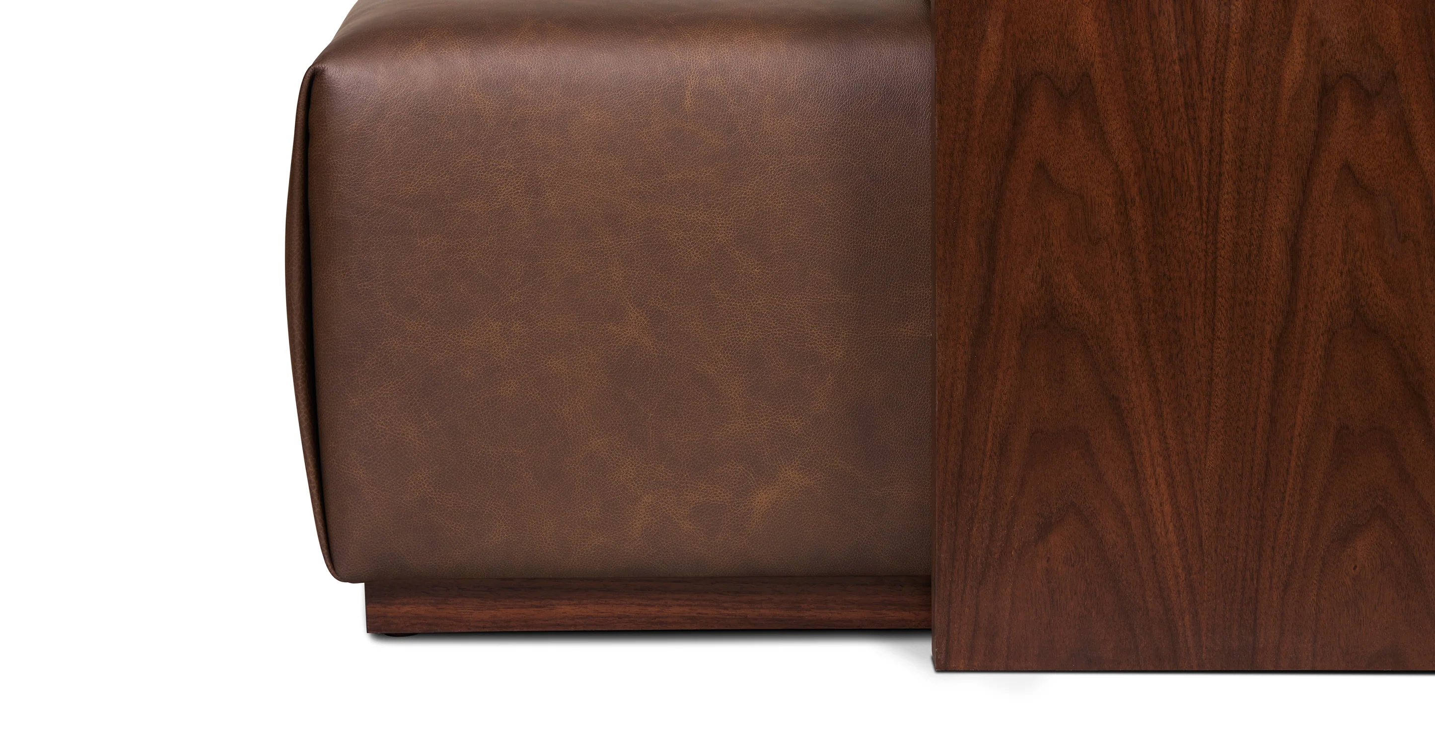 Jarmo Leather Ottoman with Walnut Table - Image 39