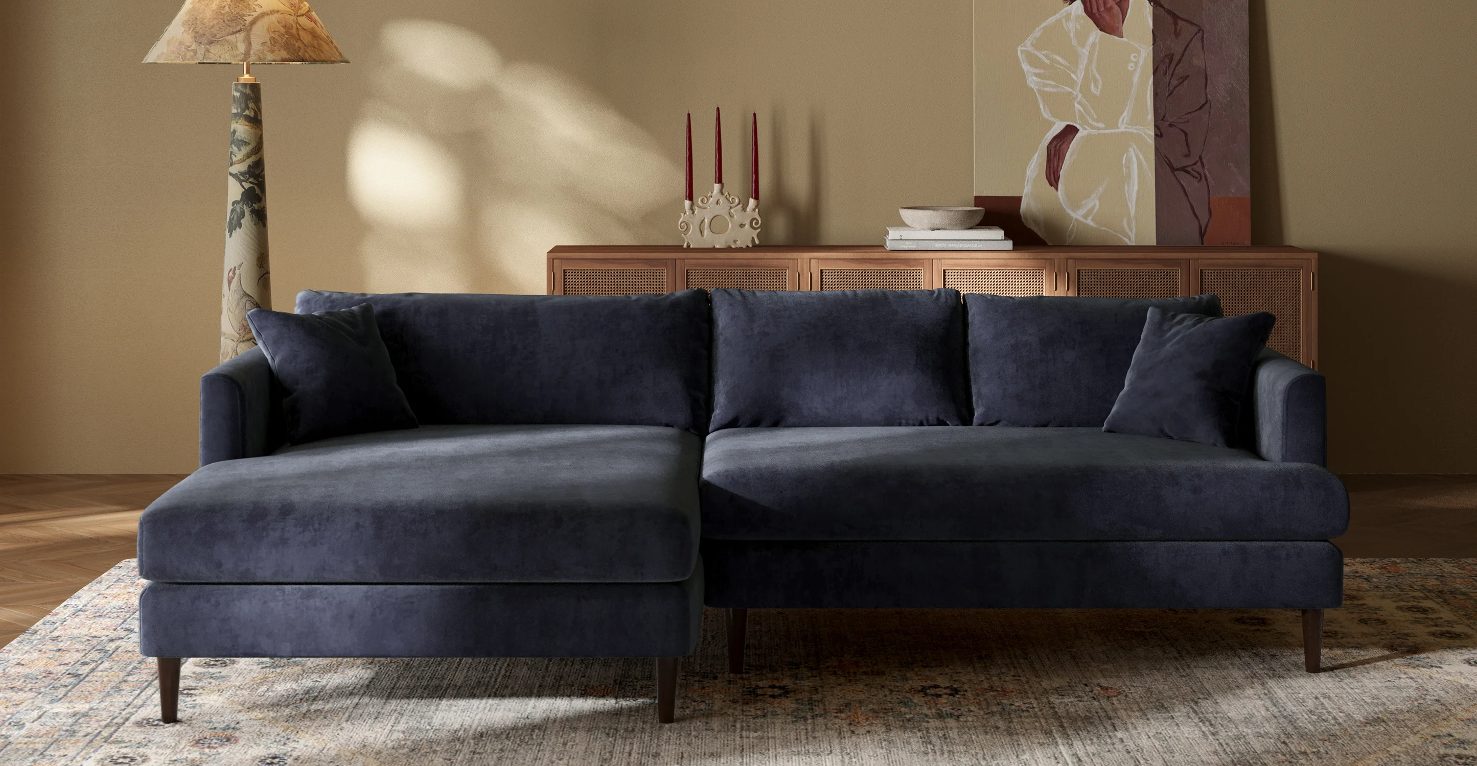 Lucerne Left-Facing Sectional with Extra-Wide Chaise - Image 19