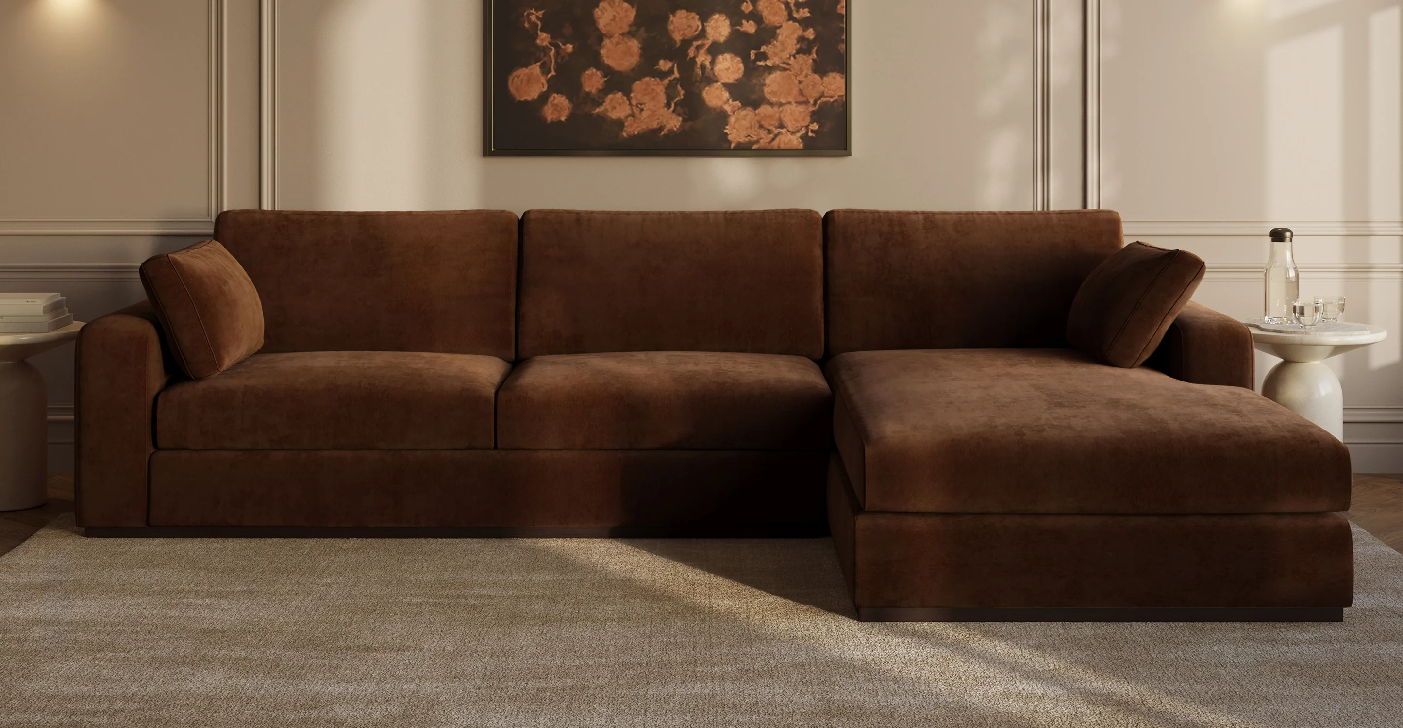 Malaga Right-Facing Sectional Sofa - Image 19