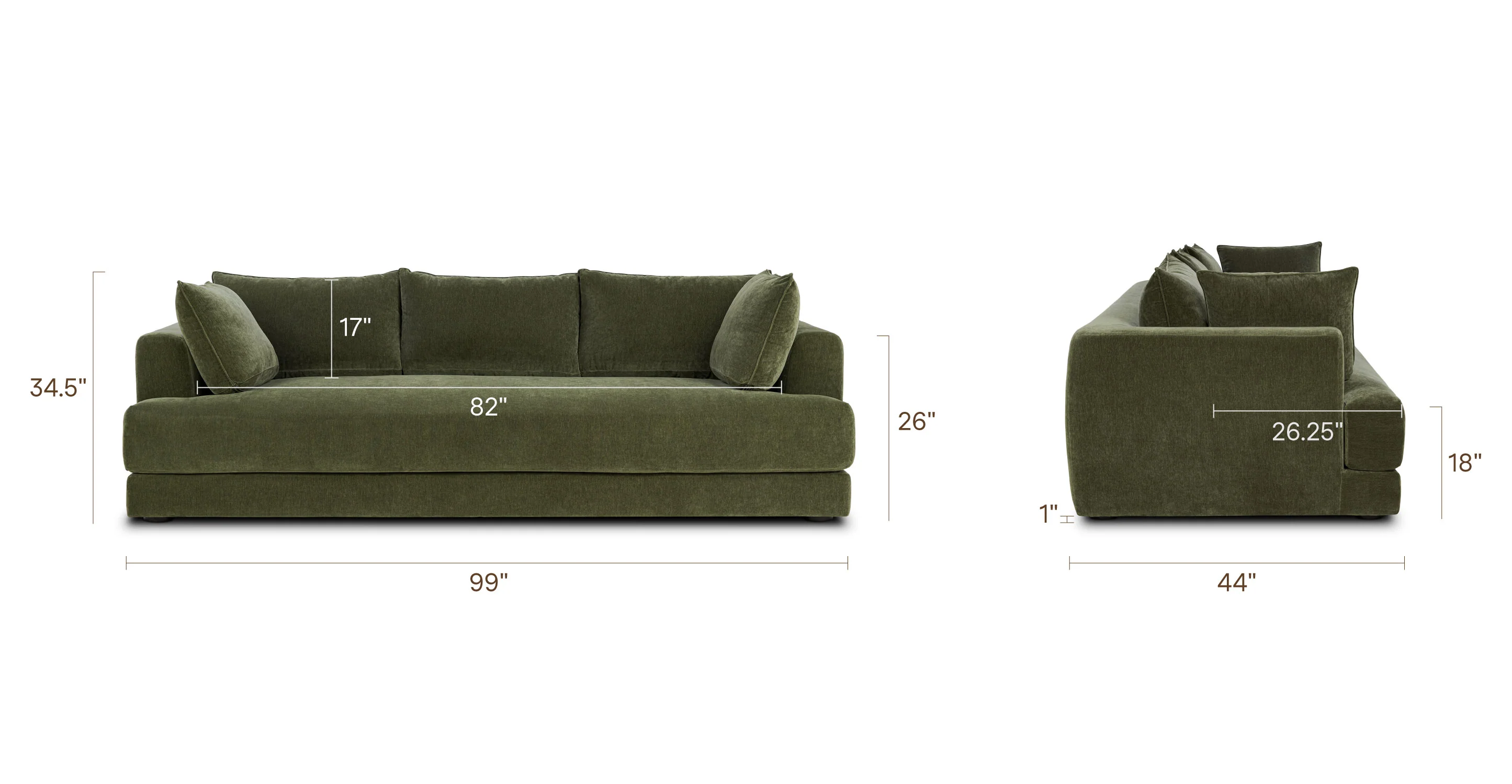 Marcel 99" Sofa - Image 33