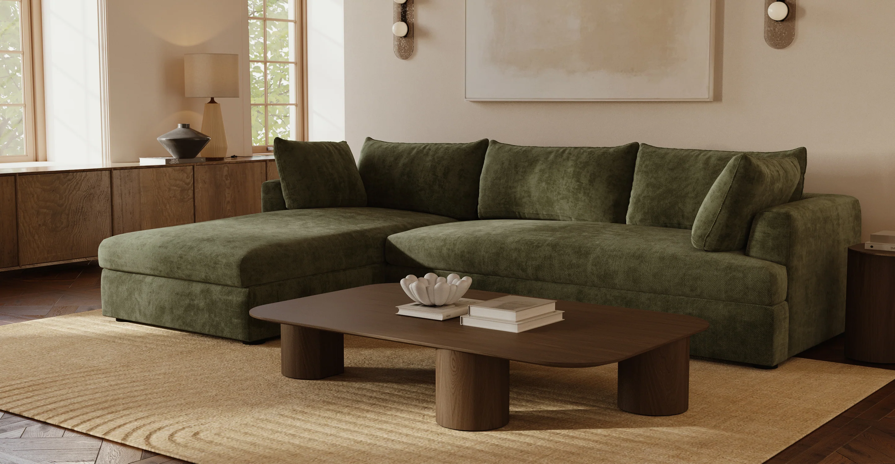 Milo Left-facing Sleeper Sectional - Image 20
