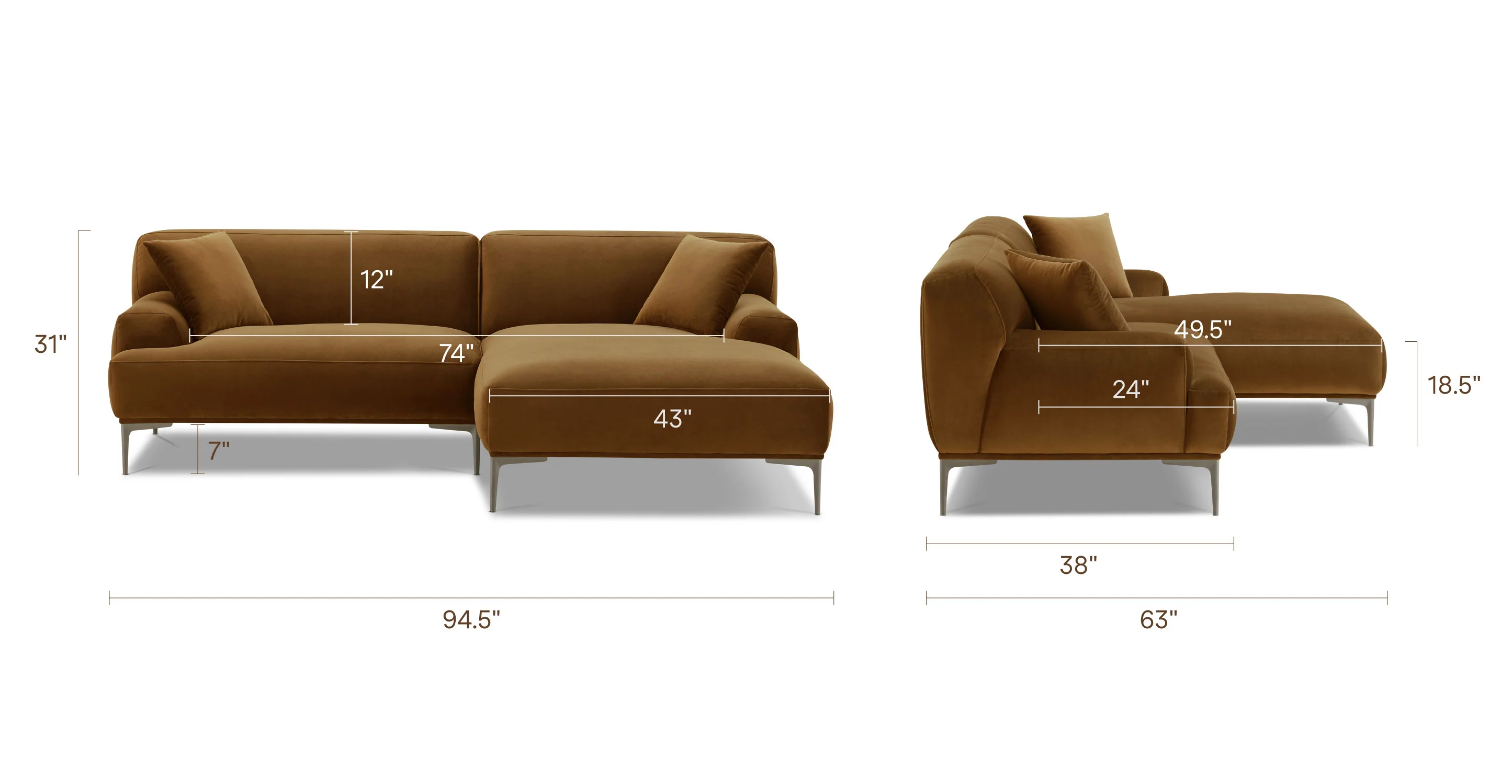Mineta Right-Facing Sectional - Image 42