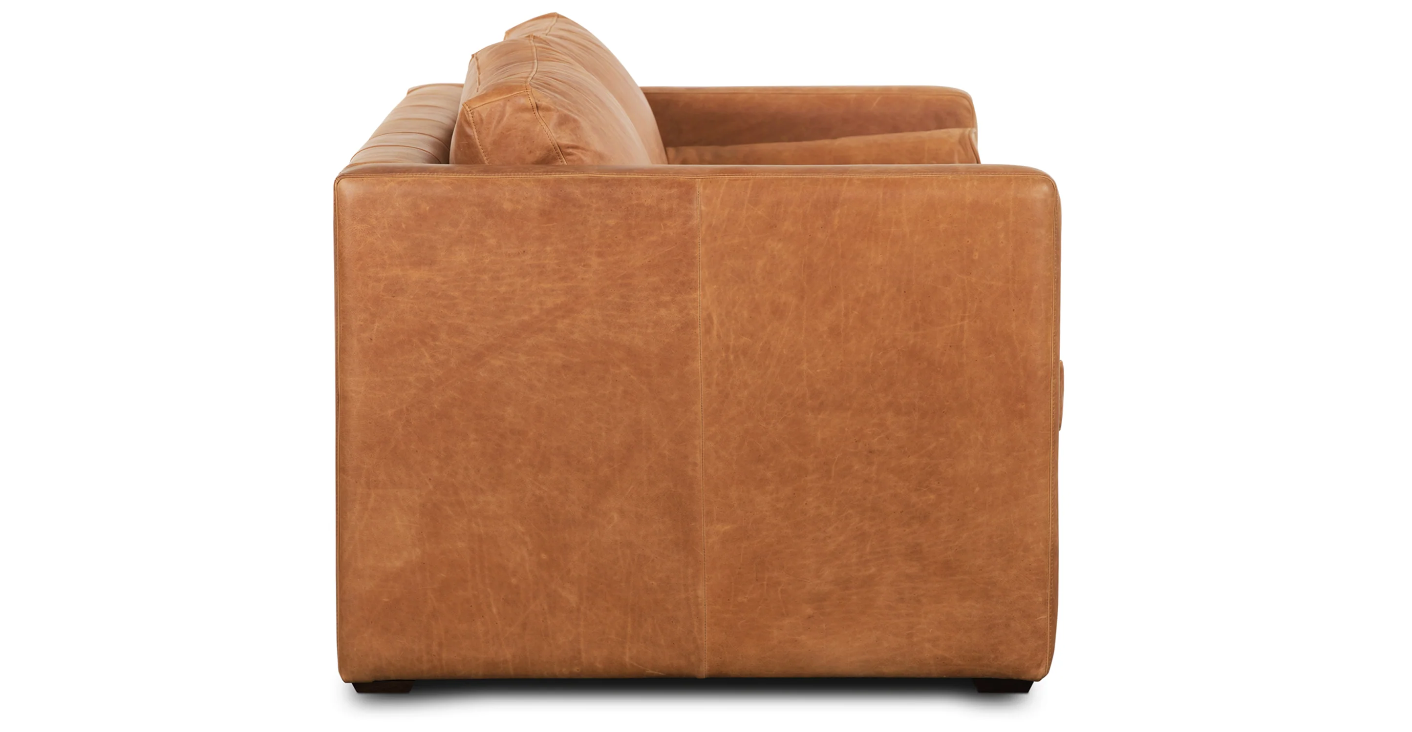 Napa 82" Leather Pull-Out Convertible Sleeper Sofa - Image 10