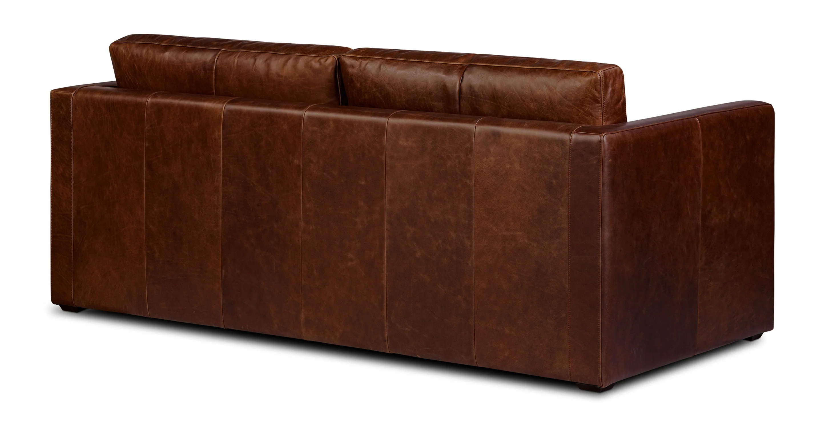 Napa 82" Leather Pull-Out Convertible Sleeper Sofa - Image 53