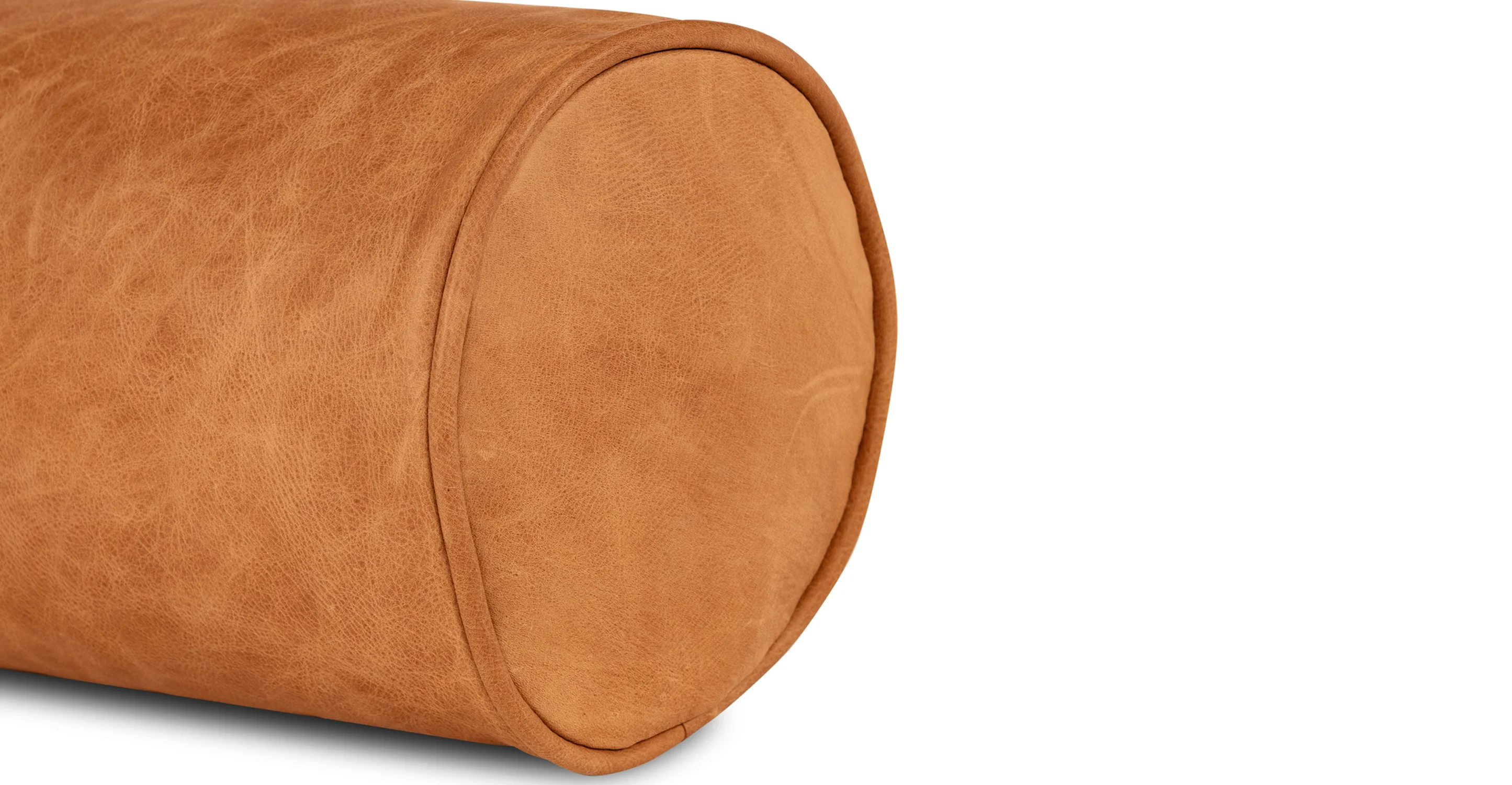 Napa Leather Bolster Pillow Set - Image 8