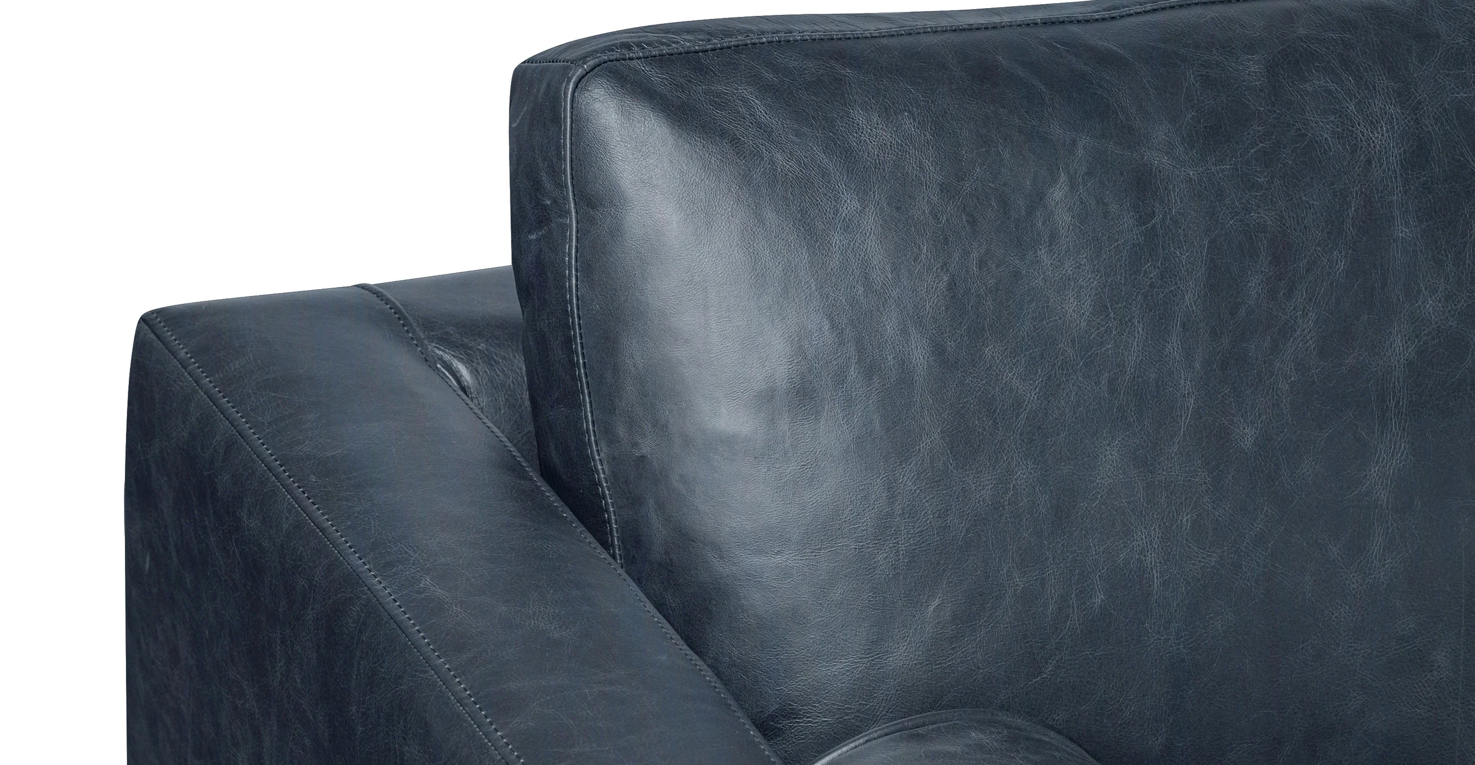 Napa Leather Corner Sectional Sofa - Image 24