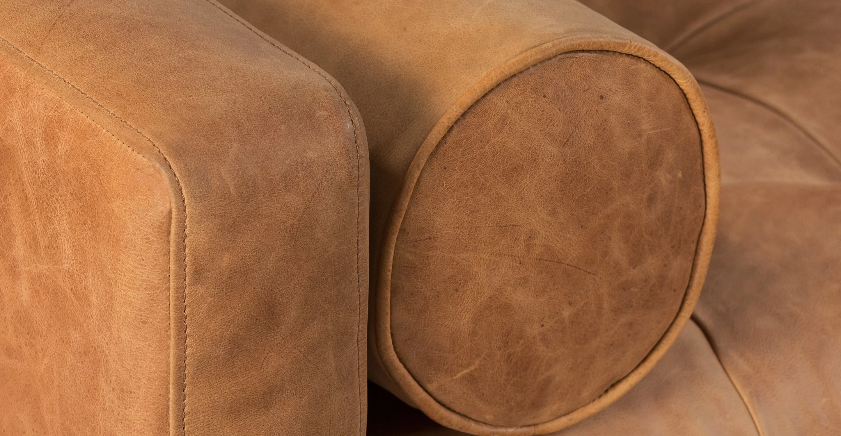 Napa Leather Sofa 88.5” - Image 21