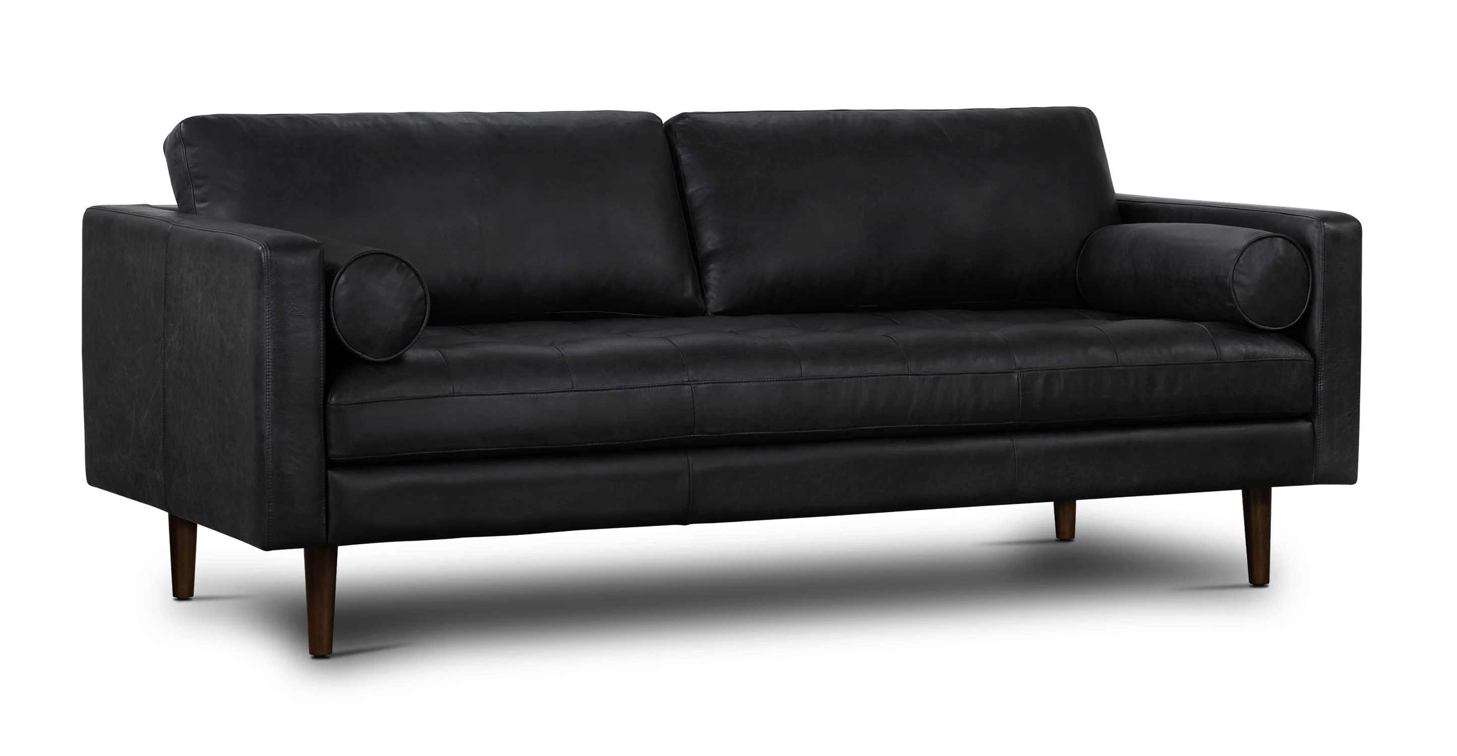 Napa Leather Sofa 88.5” - Image 49