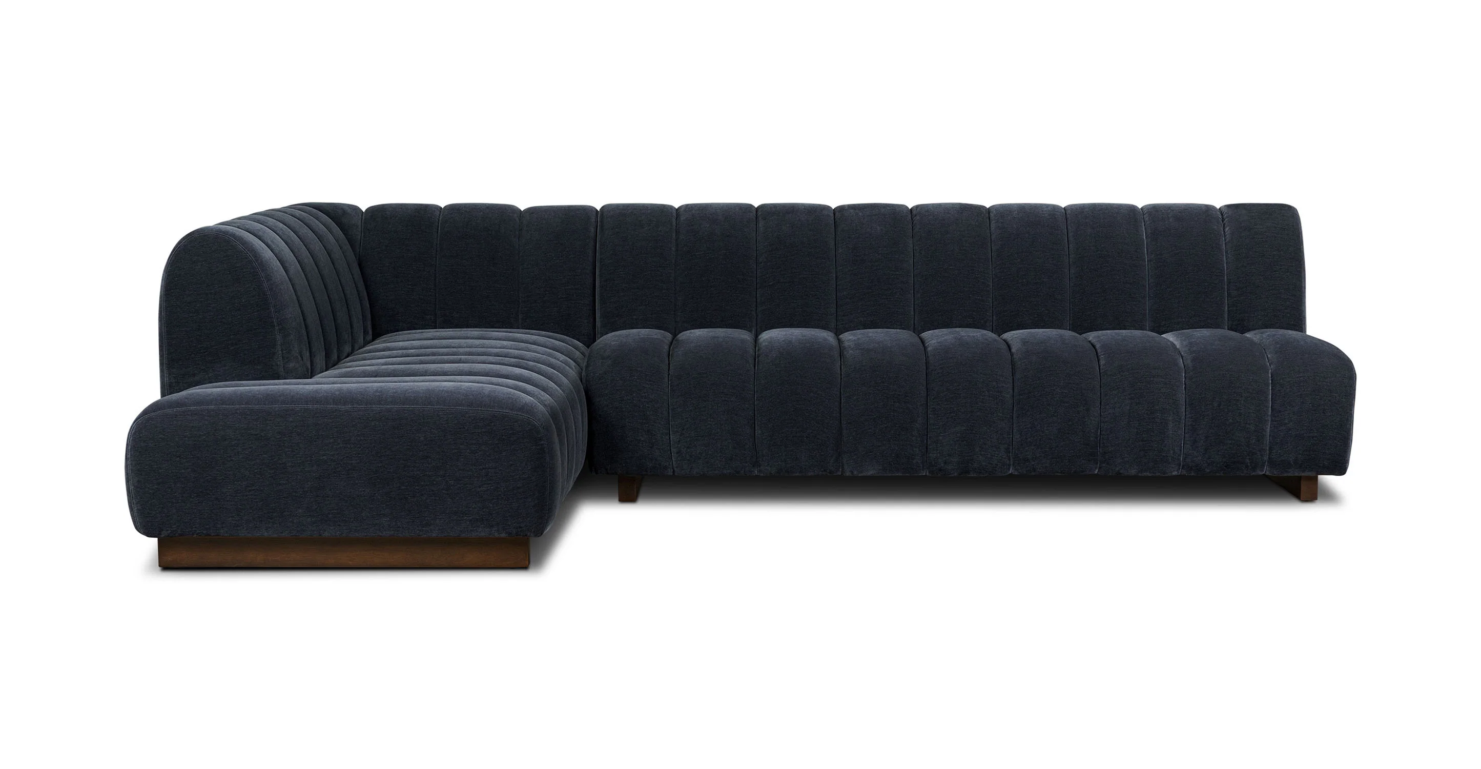 Pomona 125" Left-Facing Bumper Sectional - Image 17