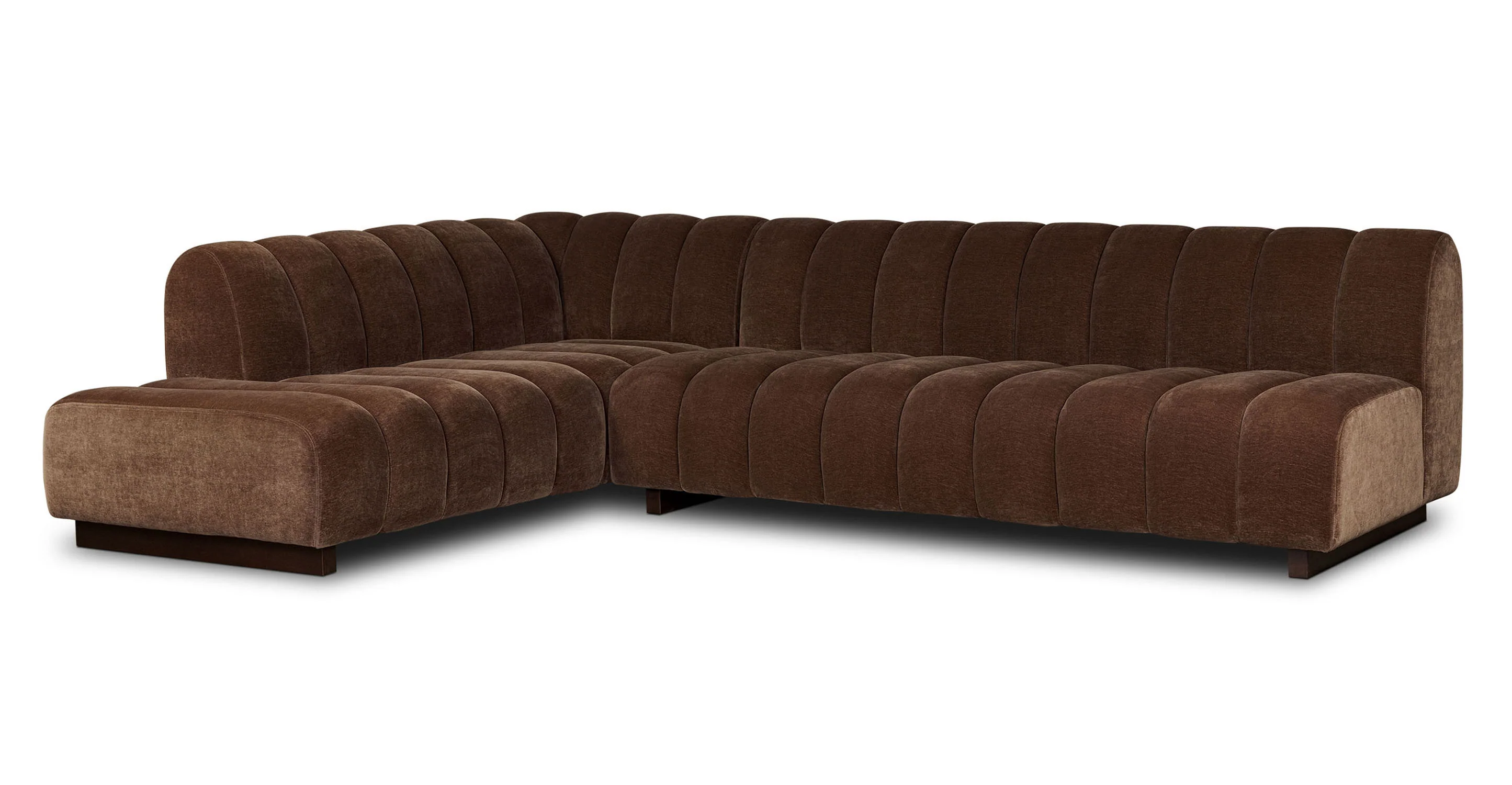 Pomona 125" Left-Facing Bumper Sectional - Image 2