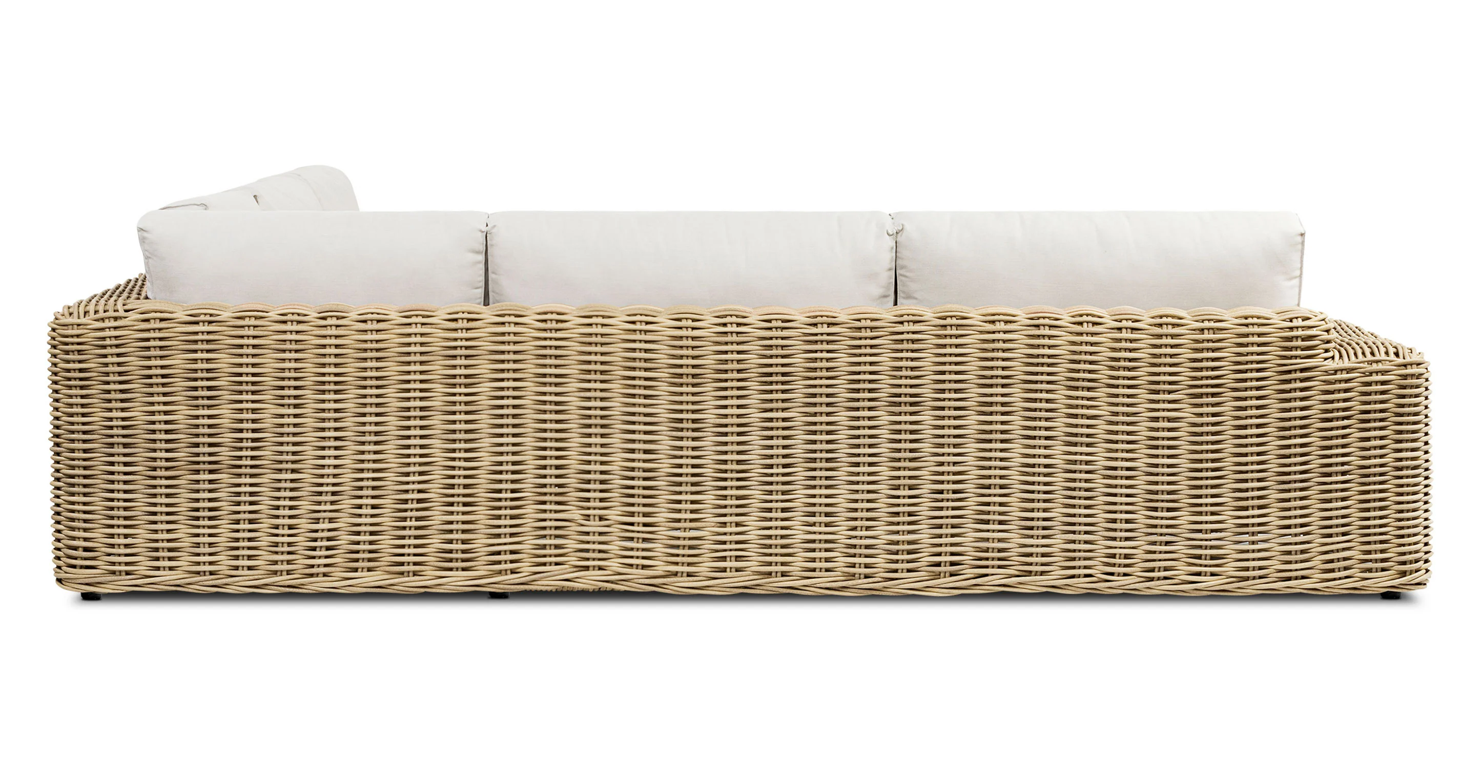 Puglia 115" Corner Sectional Set with Coffee Table - Image 4