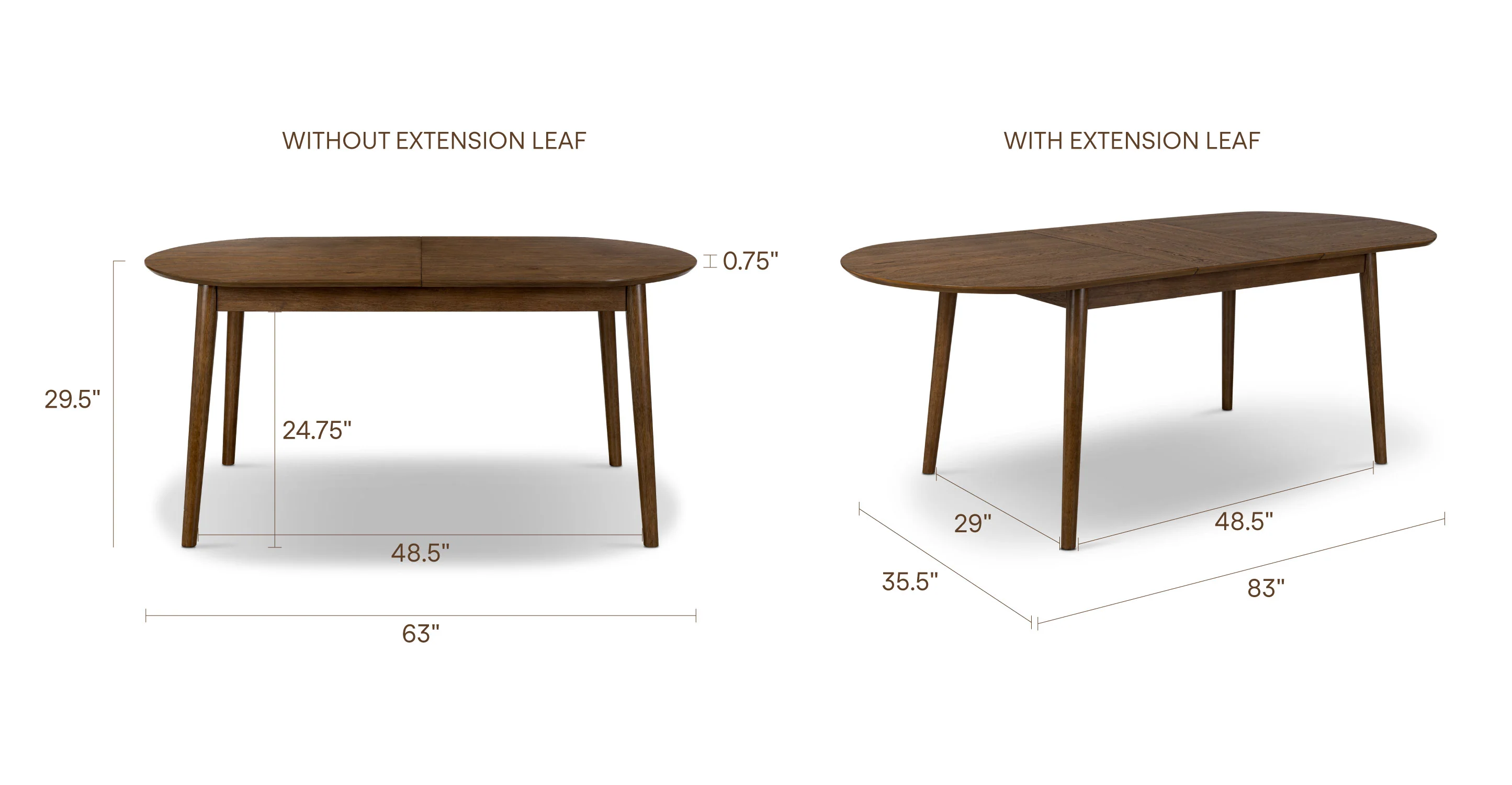 Svalbard Extendable Dining Table (63"-82.5") - Image 14