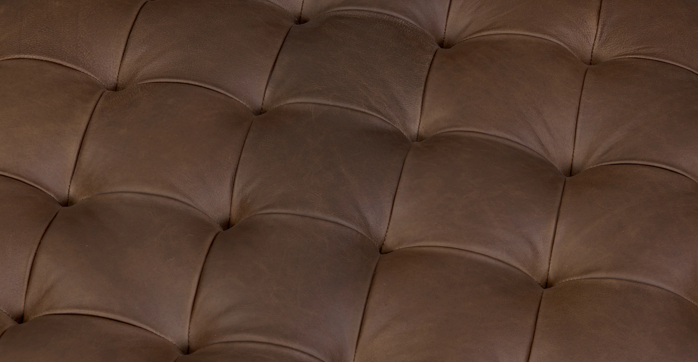 Turin Leather Ottoman - Image 39