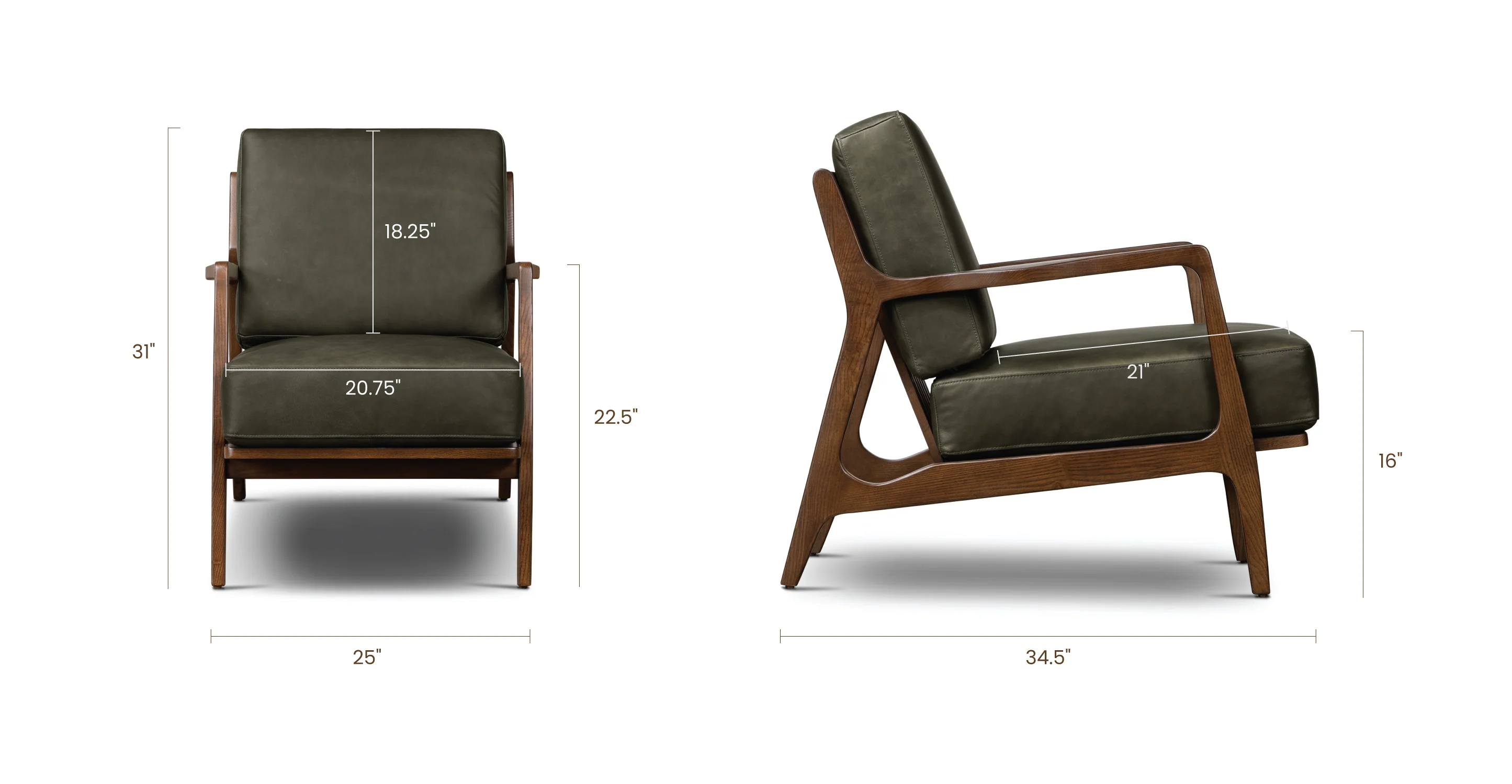 Verity Leather Lounge Chair - Image 111