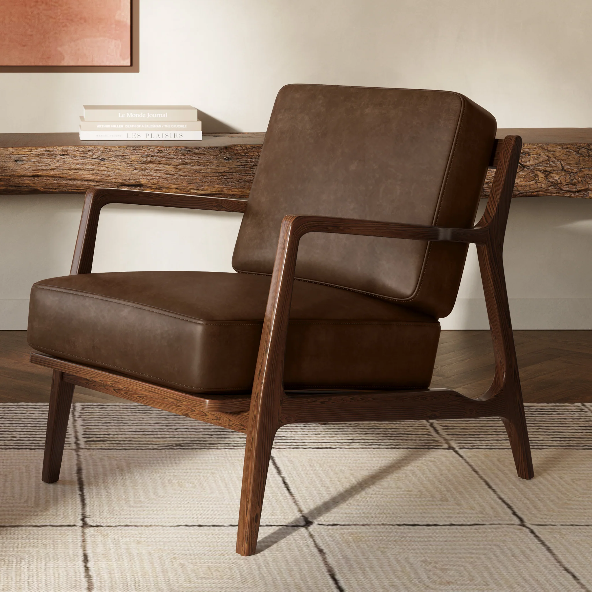 Verity Leather Lounge Chair - Image 134