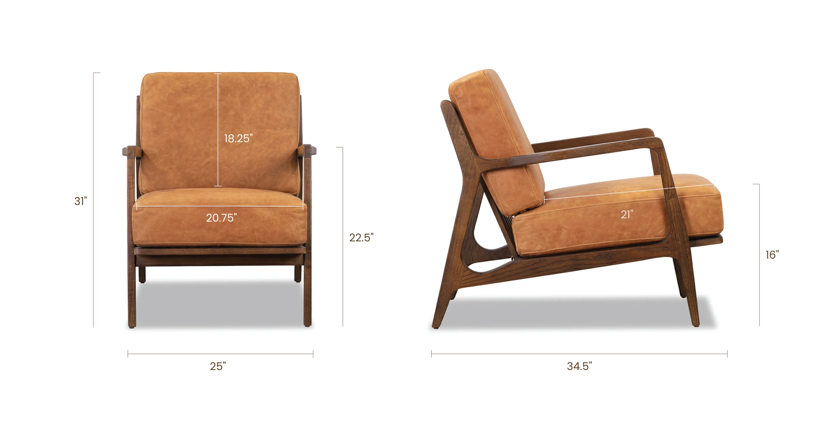 Verity Leather Lounge Chair - Image 28