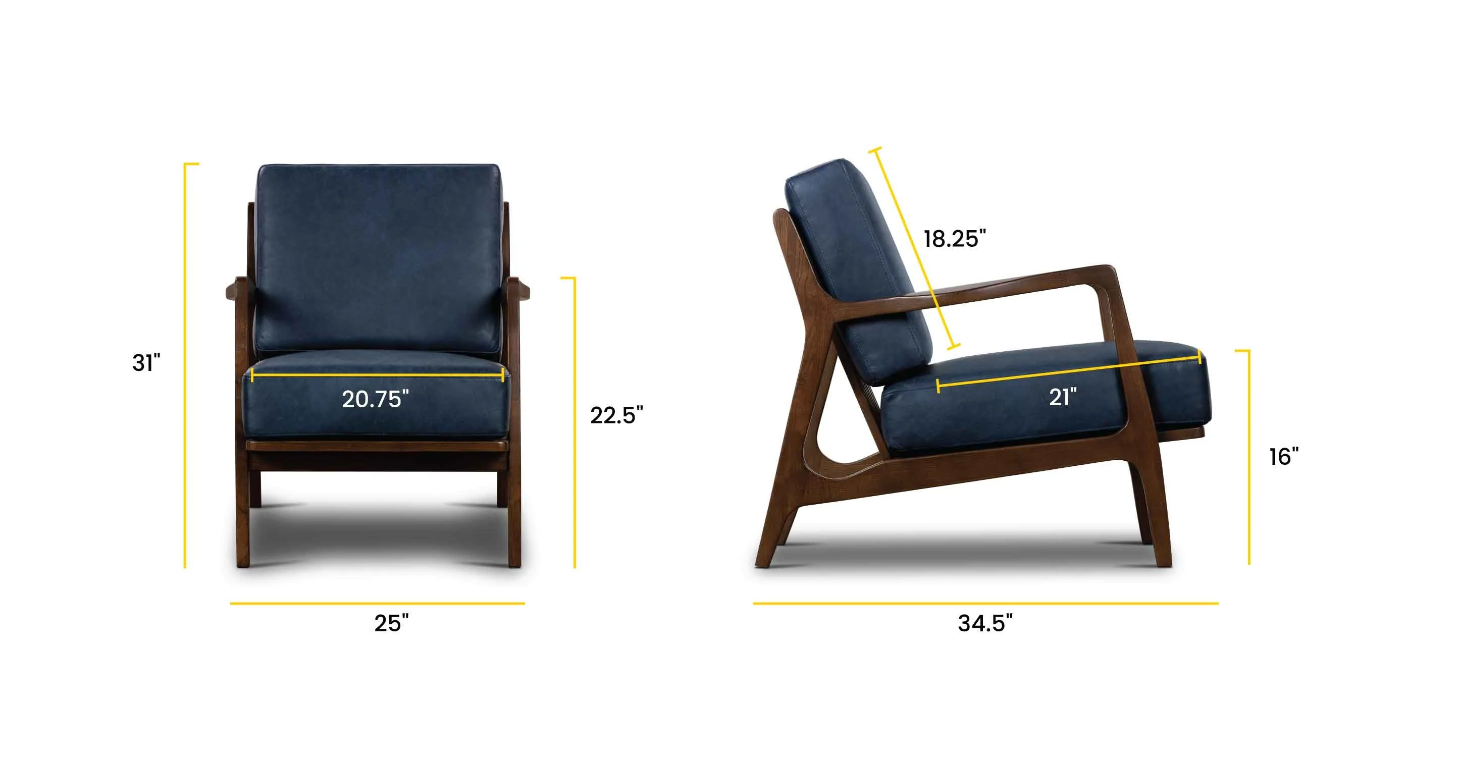Verity Leather Lounge Chair - Image 83