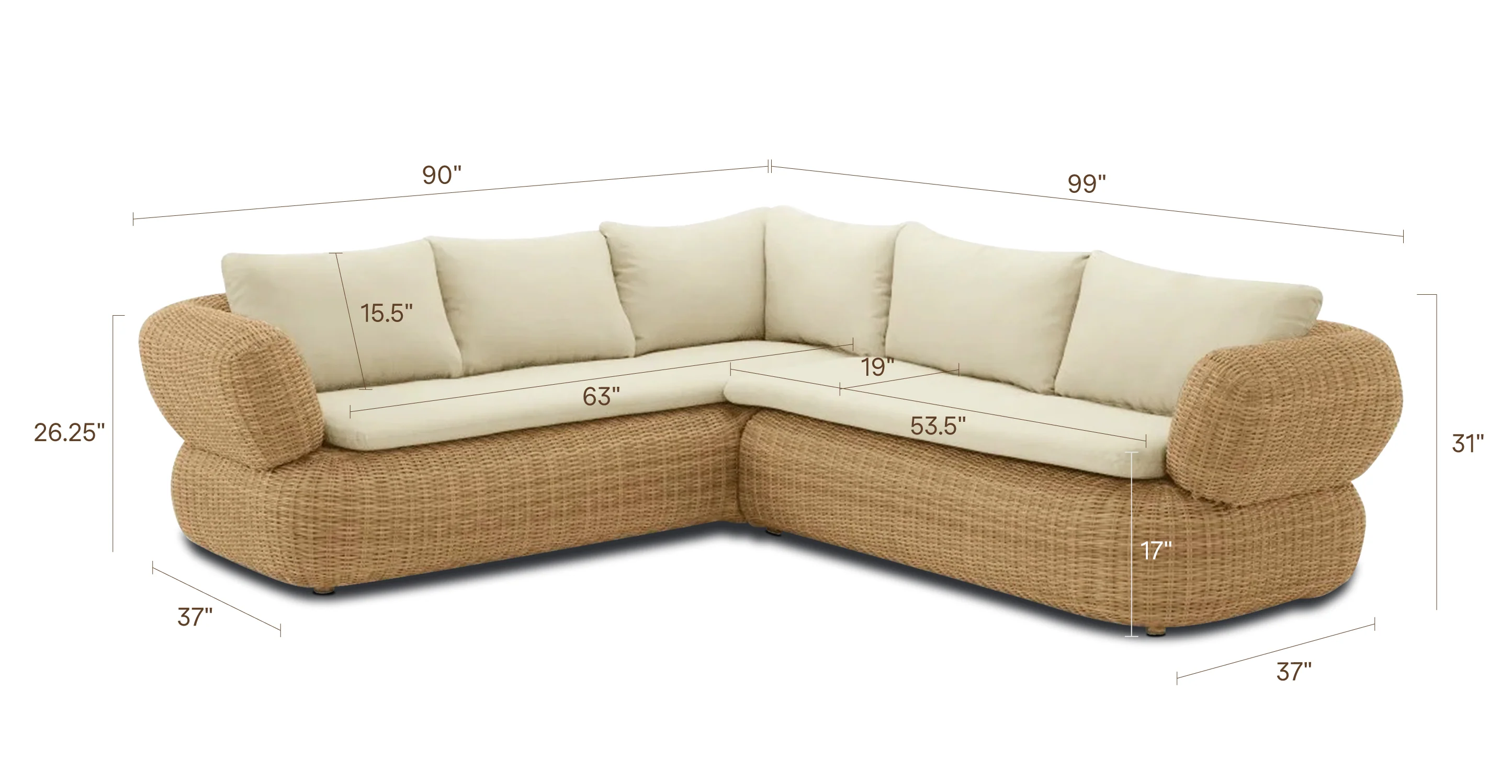 Vieste Corner Sectional Set - Image 7