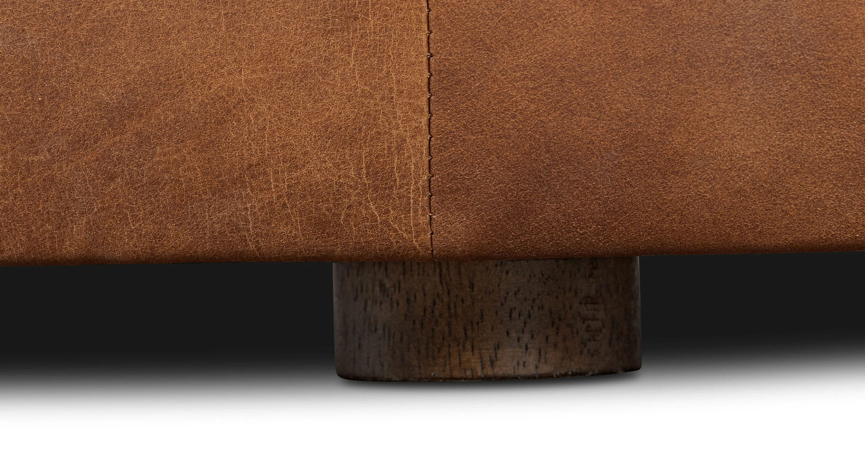 Zahra Leather Storage Ottoman - Image 9
