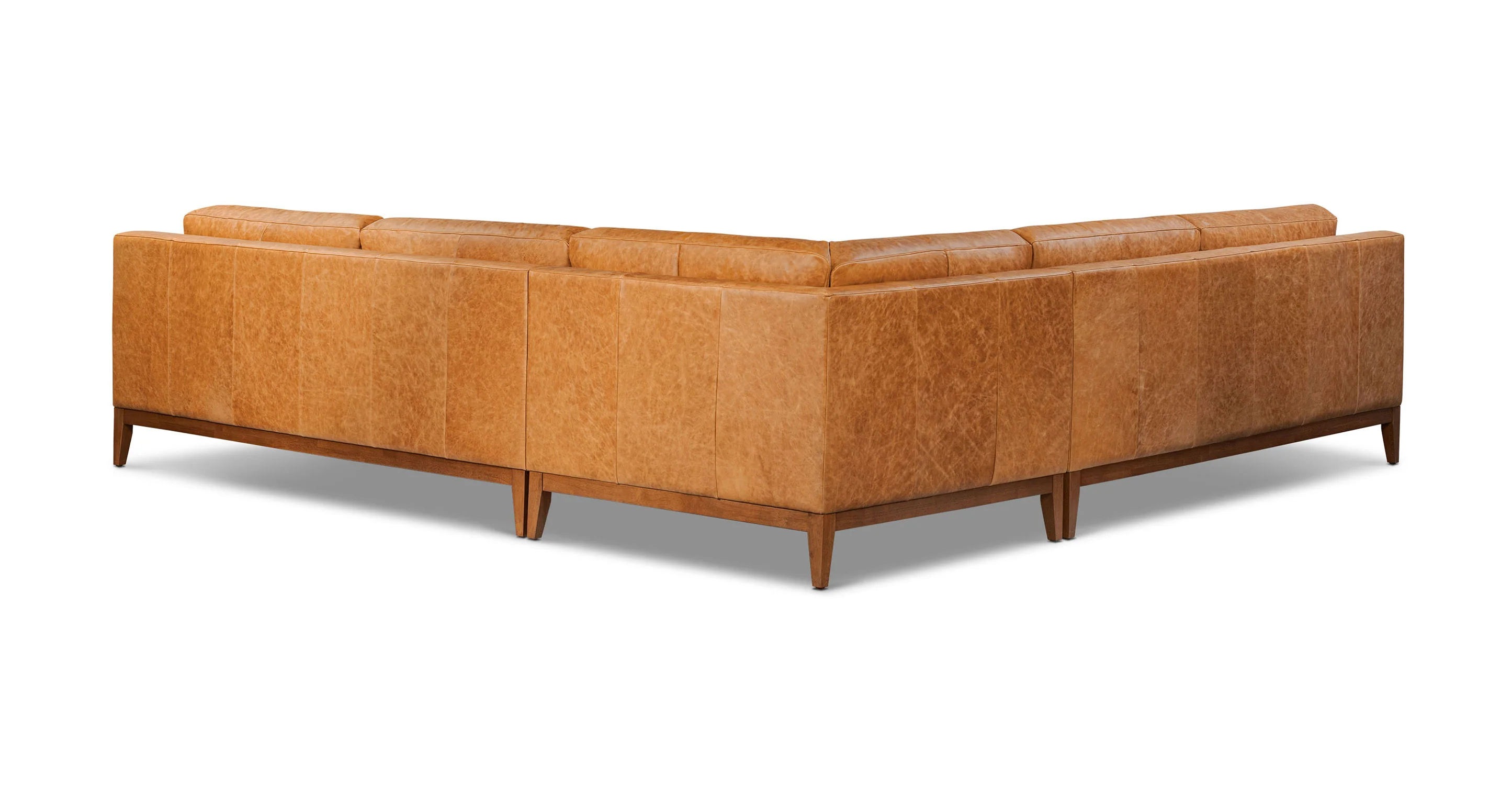 Zyon 116" Leather Corner Sectional - Image 19