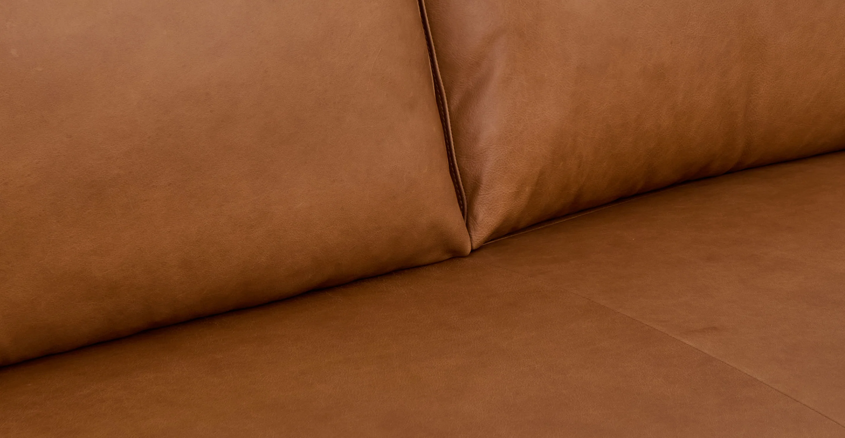 Zyon Leather Left-Facing Bumper Chaise Sectional - Image 11